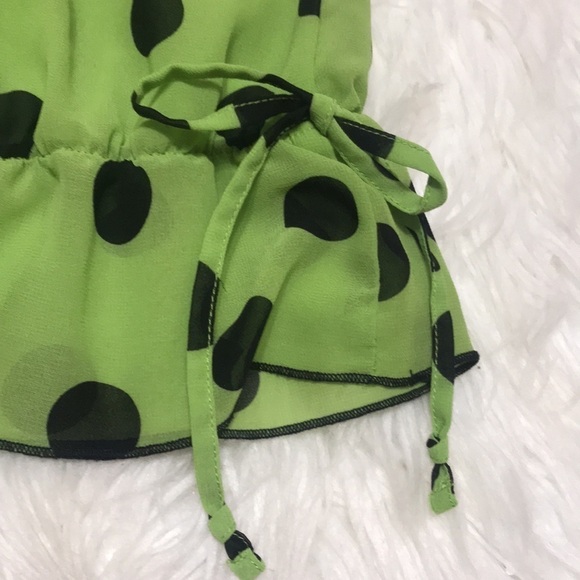 Mischa Polka Dot Top SZ Small - Picture 9 of 10